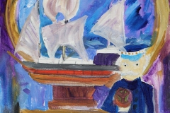 Albert-Roytburd-8y.o.-The-Old-Cook.-Acrylic-on-canvas-16x20-in