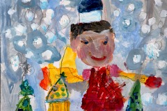 DREAMING UNDER THE SNOW - SELF PORTRAIT