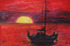 FIERY SUNSET