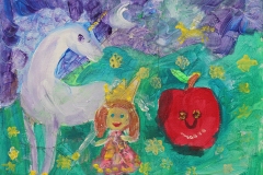 Alexandra-Zakharchuk-6-y.o-Unicorn.-Acrylic-on-canvas-12x16-in