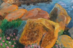 Arina-Pavlova-13-y.o.-Rocks-Ocean.-Acrylic-on-canvas-14x11-in