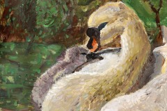 Eunice Malano "Swan in Lake"