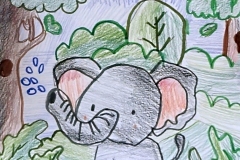 AMONG LEAVES