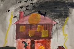 Jacob-Mikusky-Geller-9-y.o-Halloween-Night.-Acrylic-on-canvas-16x20-in