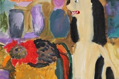 Jacob-Mikusky-Geller-9-y.o.-Dog-Rooster.-Acrylic-on-canvas-16x20-in