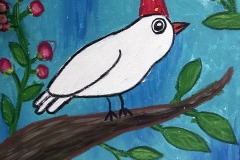 PEACEFUL WHITE BIRD
