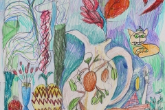 Katherine-Kozlov-8-y.o.-Still-life-Colored-pencil-on-paper-14x11-in
