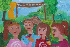 Milana-Oxman-6-y.o.-My-Schoolmats.-Acrylic-on-canvas-11x14-in-copy
