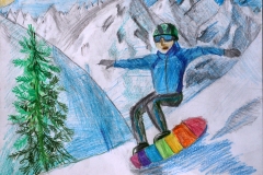 Snowbord Riding