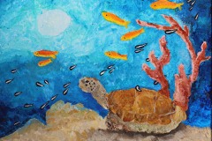 TURTLE AND FISH