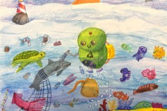 Tina Wu "A Robot Cleaning The Ocean"